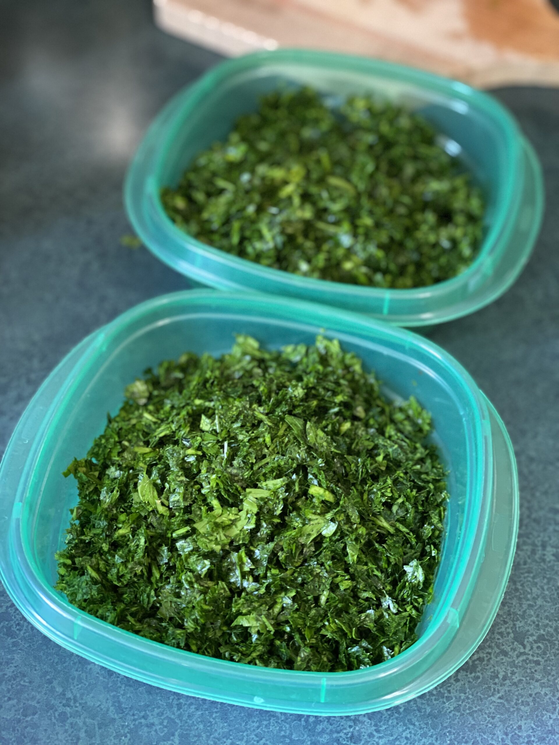 Frozen Parsley Around Our Family Table